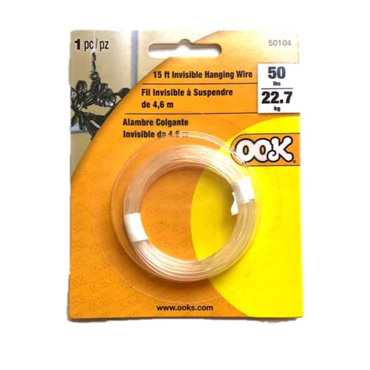 Ook&#xAE; 50lb. Invisible Hanging Wire, 15ft.